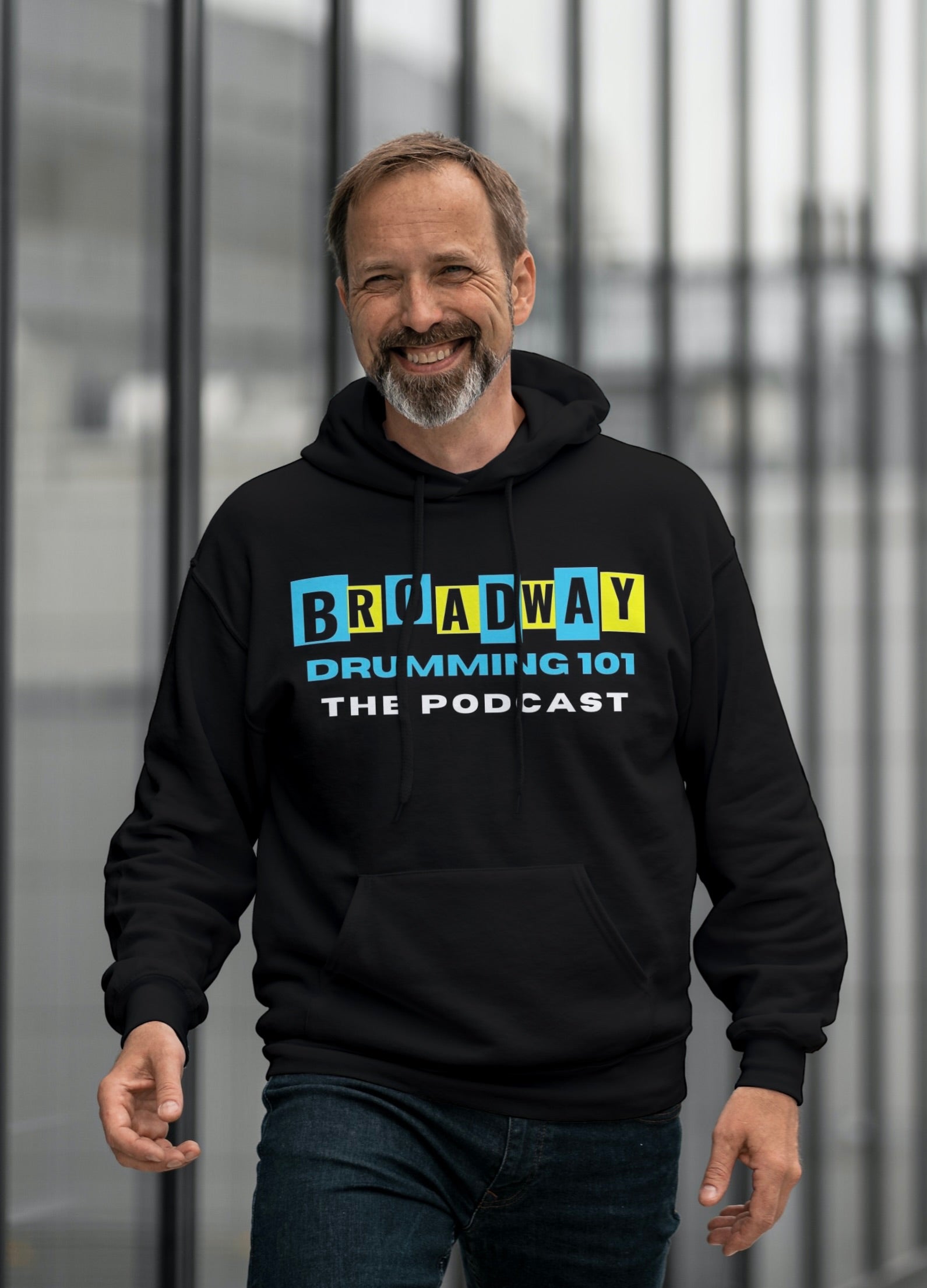 Podcast Black Hoodie Sweatshirt